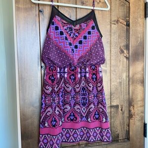 Express Purple spaghetti strap dress Size S